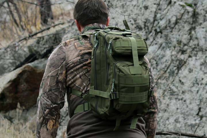 medium  30L military green tactical backpack