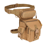 tactical leg bag waist belt desert tan khaki pattern